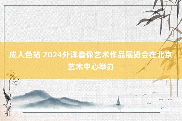 成人色站 2024外洋音像艺术作品展览会在北京艺术中心举办