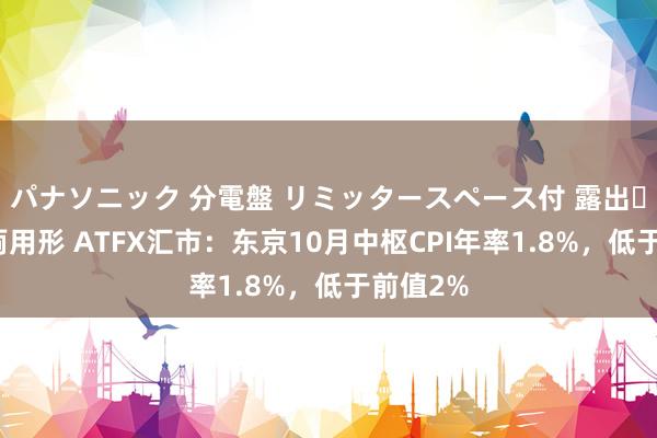 パナソニック 分電盤 リミッタースペース付 露出・半埋込両用形 ATFX汇市：东京10月中枢CPI年率1.8%，低于前值2%