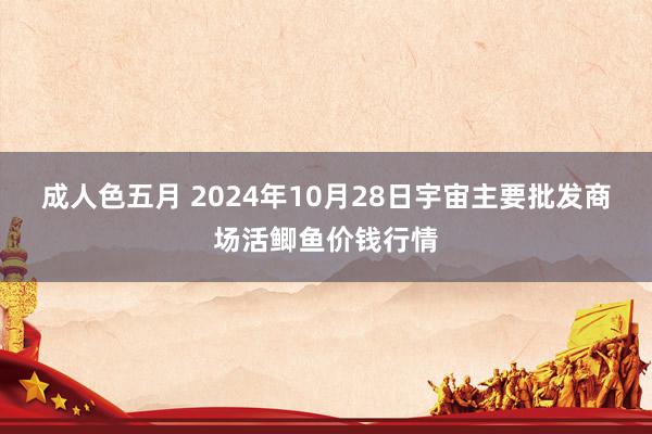 成人色五月 2024年10月28日宇宙主要批发商场活鲫鱼价钱行情